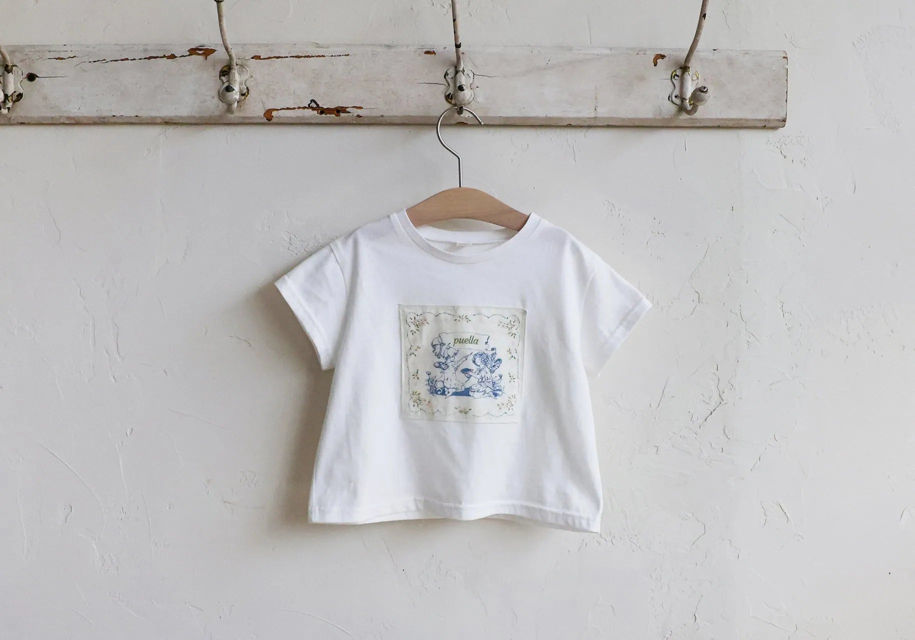 2026 flo Summer - 花花小天使貼布短TEE 5色 (80-135cm)