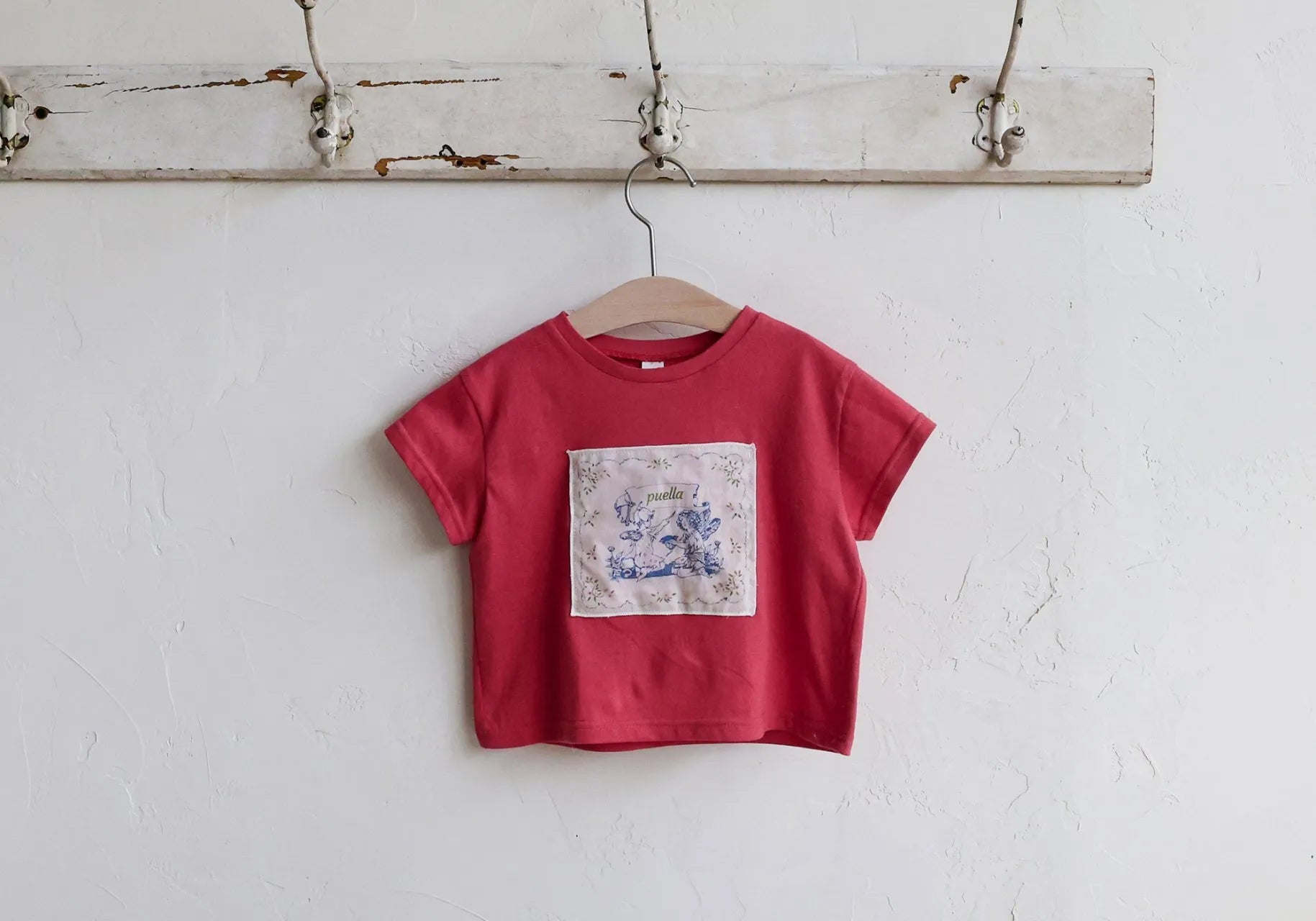 2026 flo Summer - 花花小天使貼布短TEE 5色 (80-135cm)