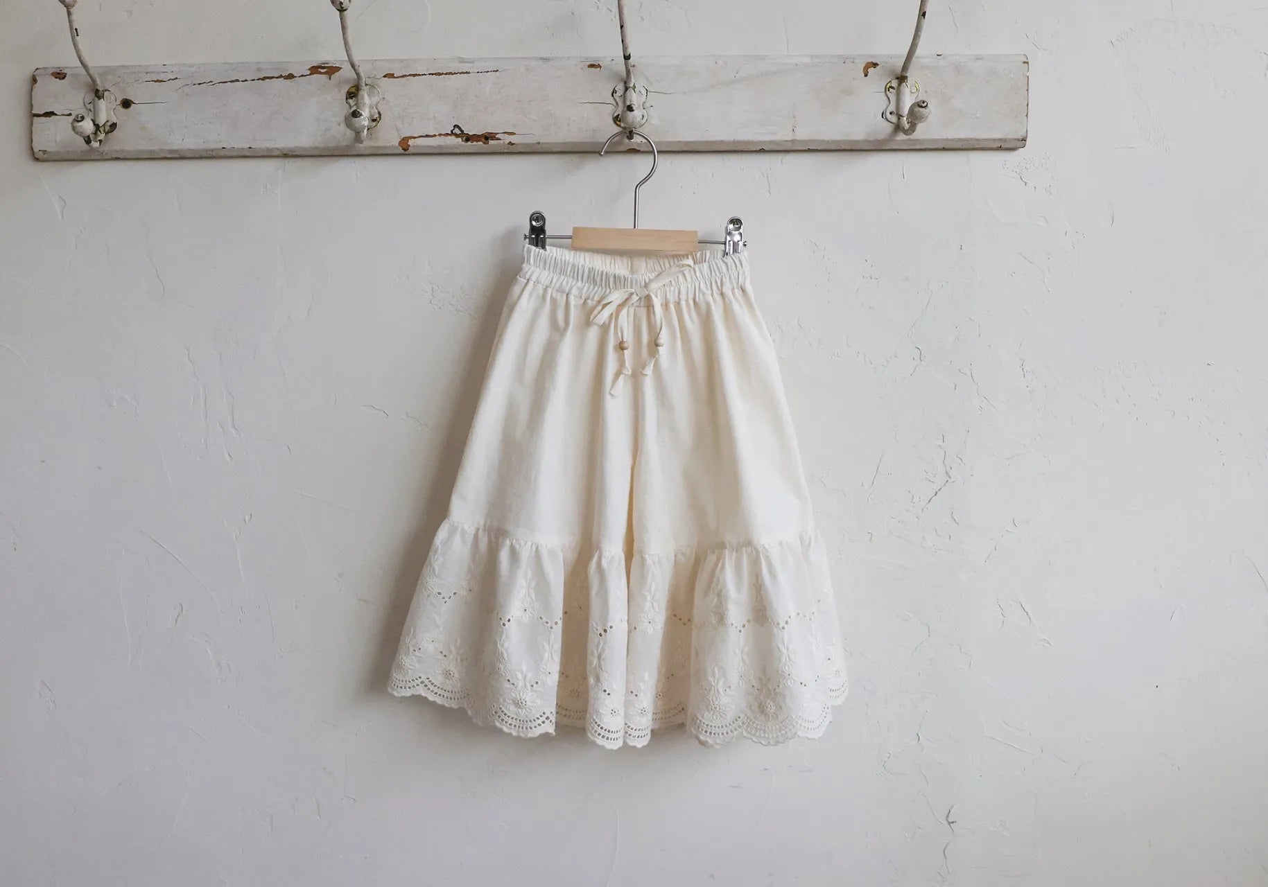 2026 flo Summer - 蕾絲荷葉邊寬褲 2色 (80-135cm)