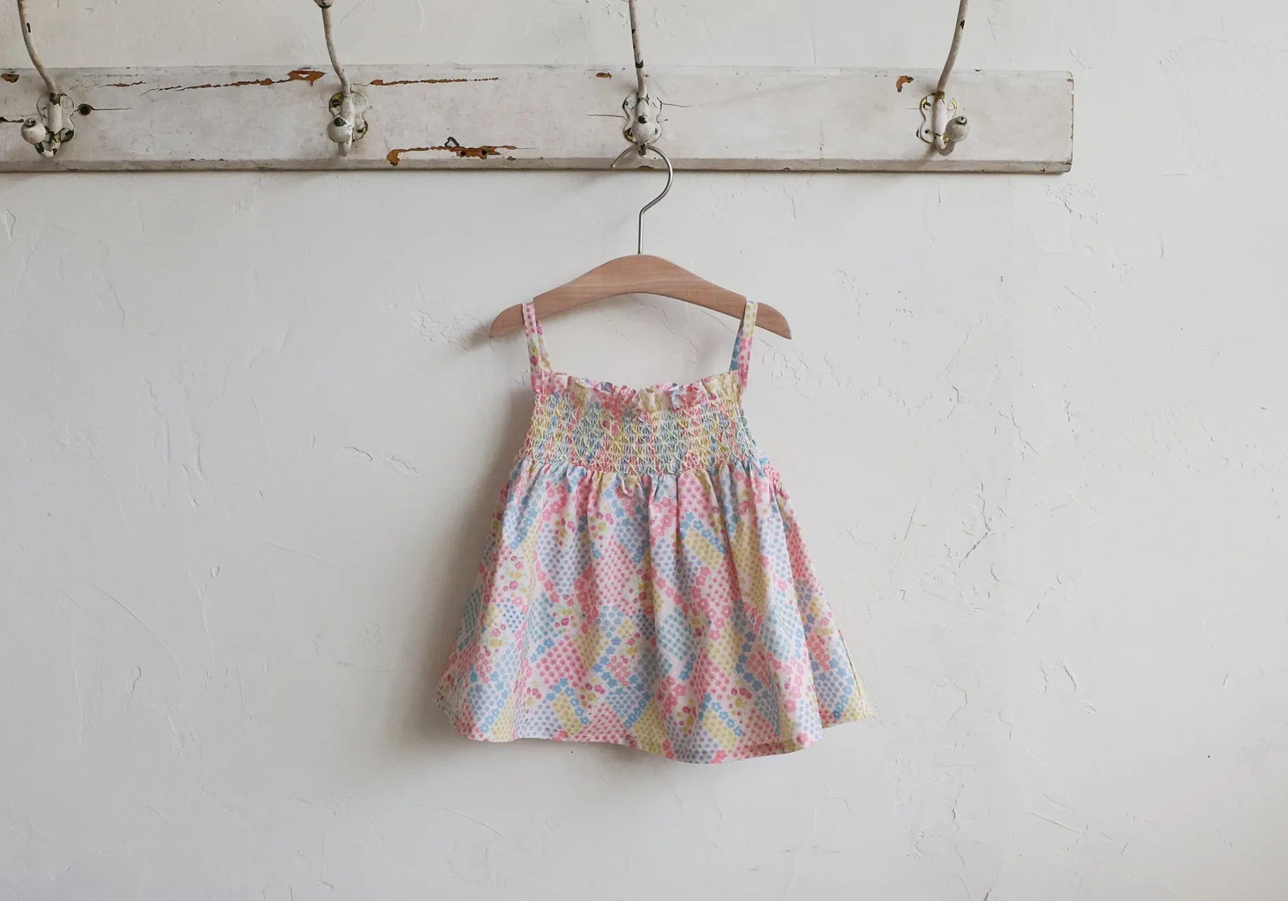 2026 flo Summer - 花花細肩煙燻娃娃背心 3色 (80-135cm)