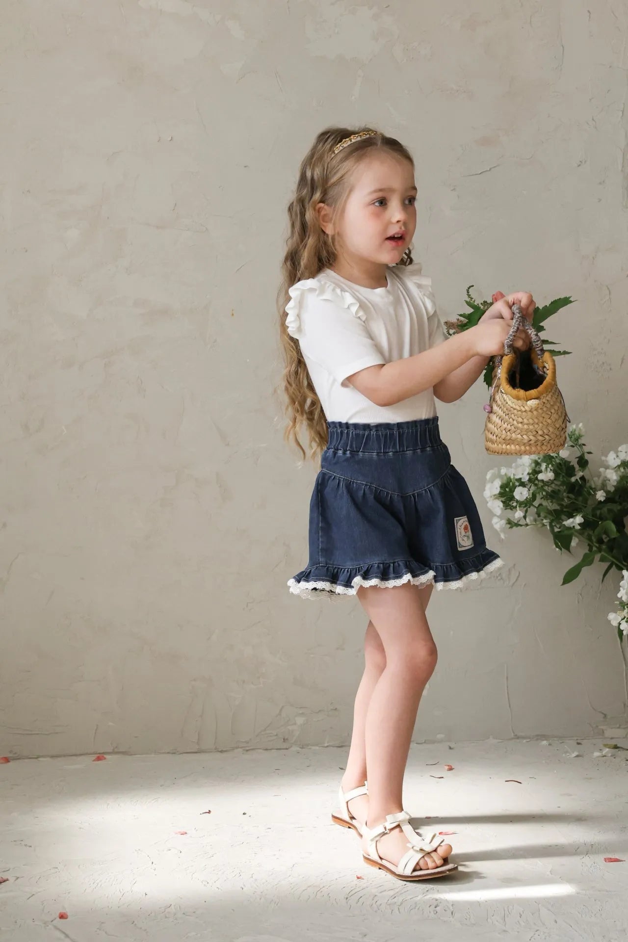 2026 flo Summer - 荷葉邊短TEE 5色 (80-135cm)