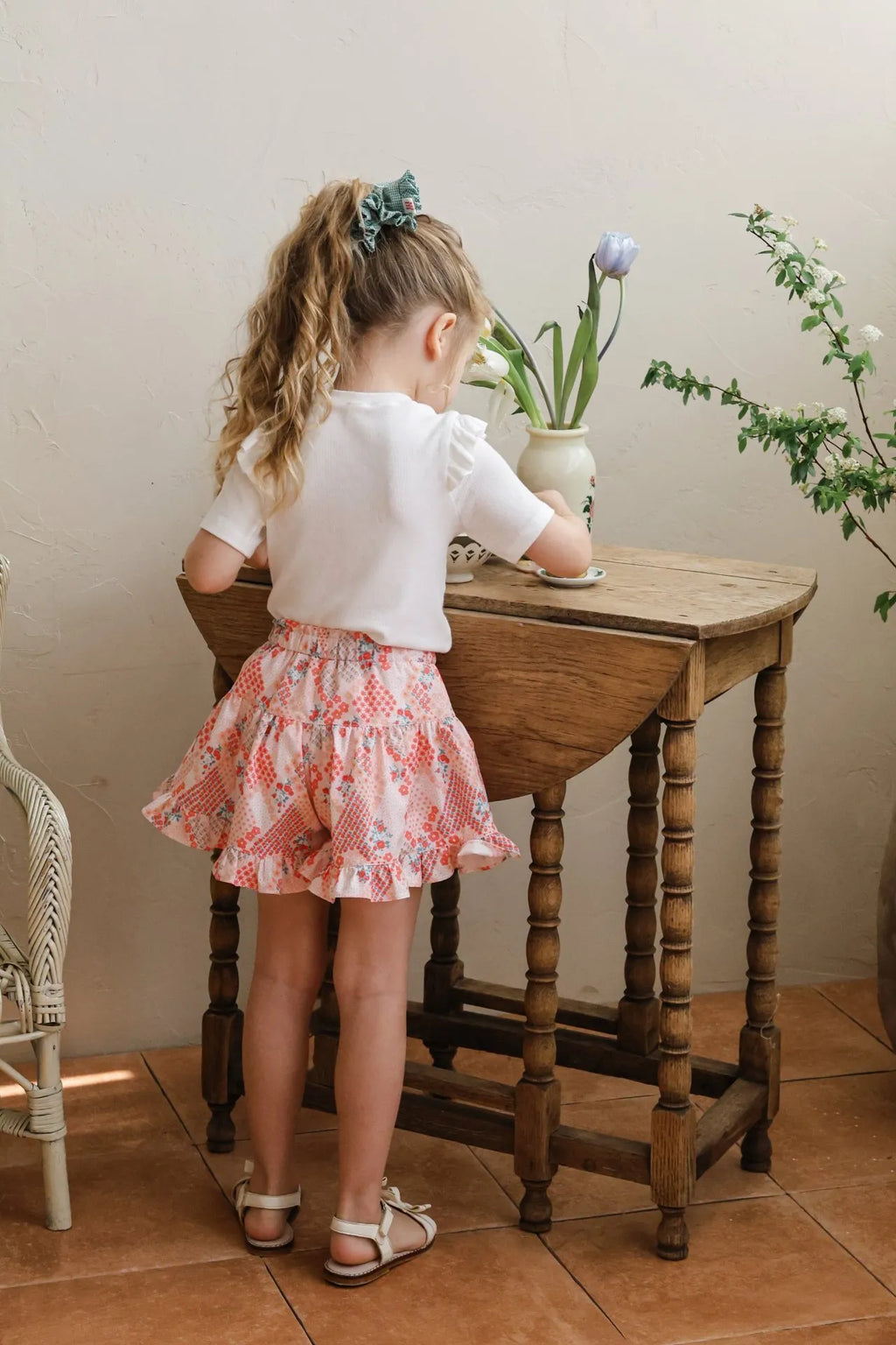 2026 flo Summer - 荷葉邊短TEE 5色 (80-135cm)