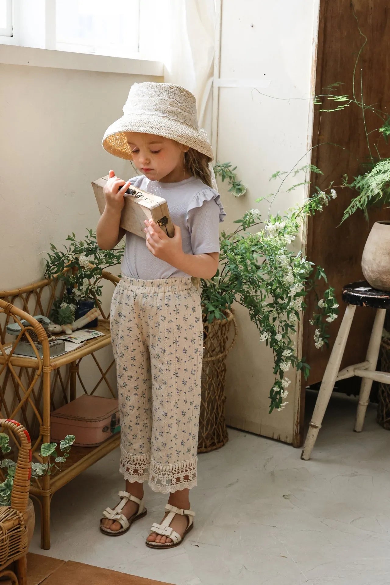 2026 flo Summer - 荷葉邊短TEE 5色 (80-135cm)