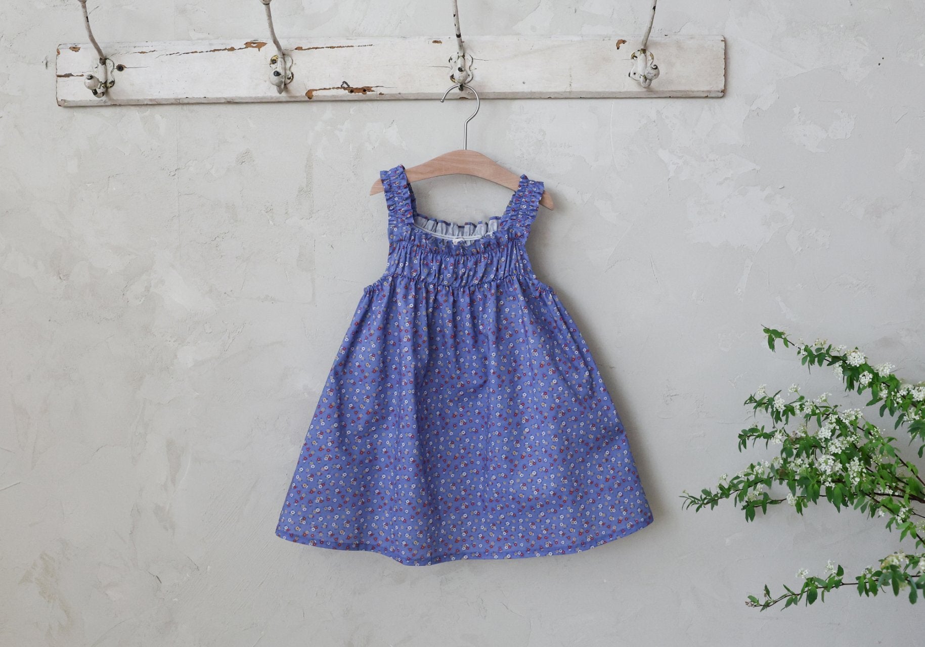 2026 flo Summer - 花花煙燻洋裝 3色 (80-135cm)