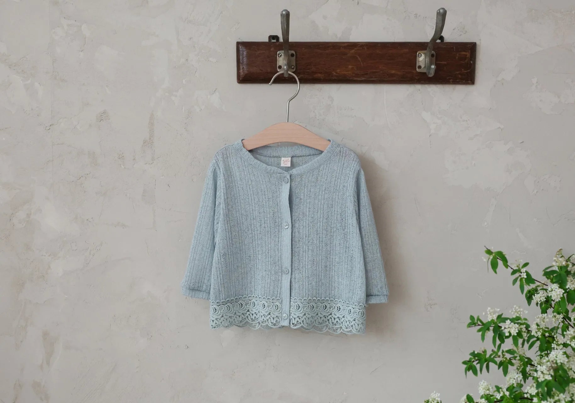 2026 flo Summer - 蕾絲開襟衫 4色 (80-135cm)