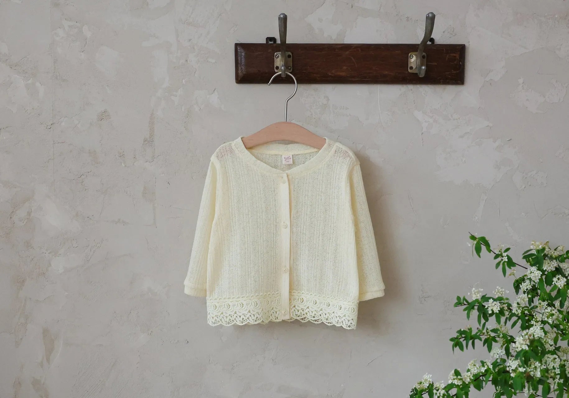 2026 flo Summer - 蕾絲開襟衫 4色 (80-135cm)