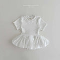 2026 Melikey Summer -捲邊蓬蓬氣球短TEE 2色 (70-140cm)