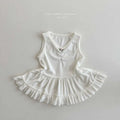 2026 Melikey Summer -抓皺荷葉邊背心 2色 (70-140cm)