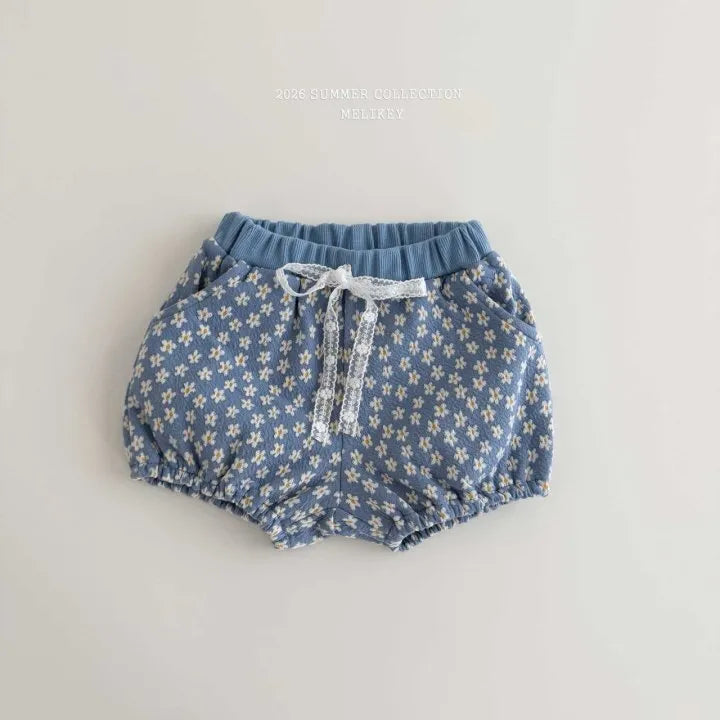 2026 Melikey Summer - 花花燈籠短褲 3色 (70-140cm)