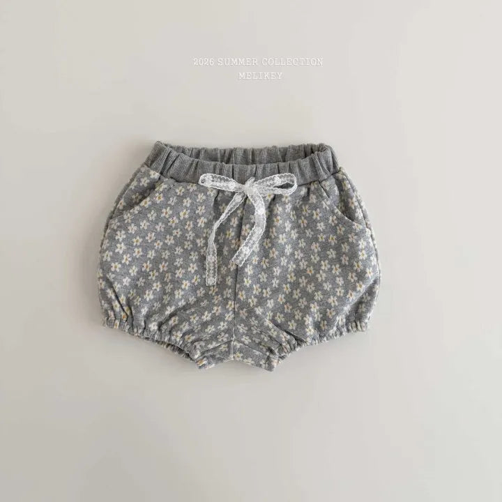 2026 Melikey Summer - 花花燈籠短褲 3色 (70-140cm)