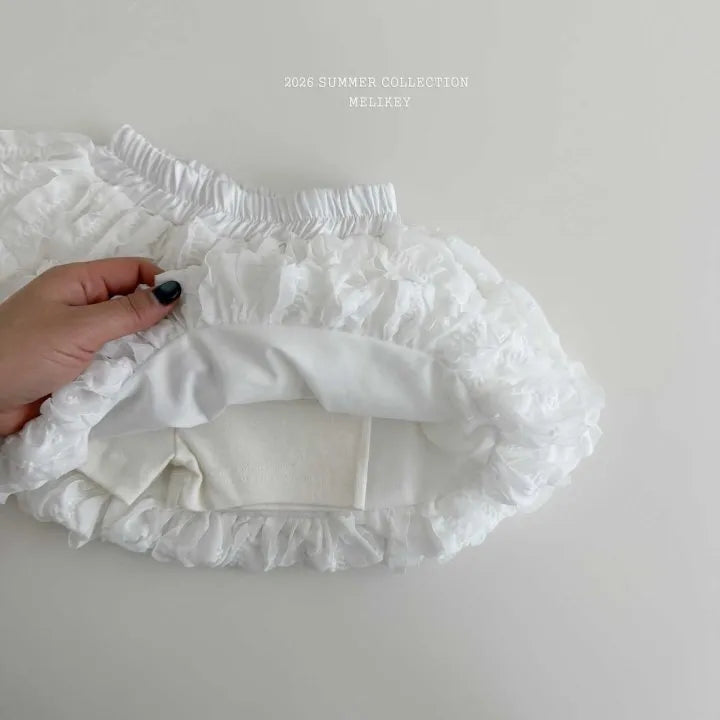2026 Melikey Summer - 荷葉褶邊氣球裙褲 2色 (70-140cm)