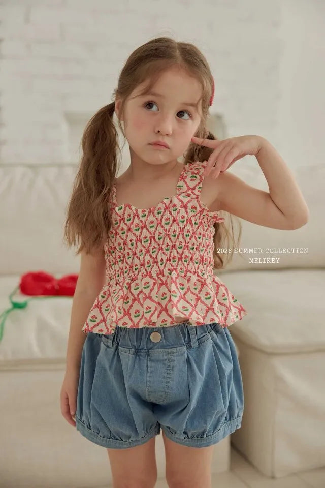 2026 Melikey Summer - 牛仔南瓜褲 (70-140cm)