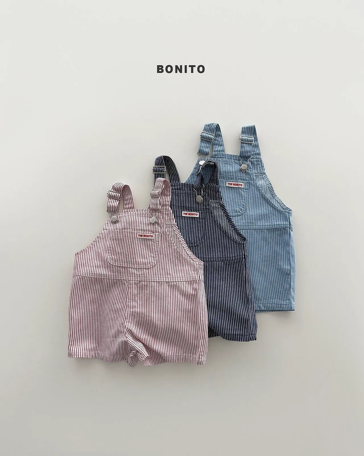 2026 Bonito Summer - stripe overall pants