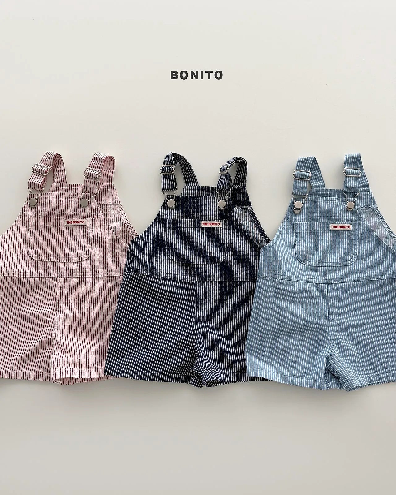 2026 Bonito Summer - stripe overall pants