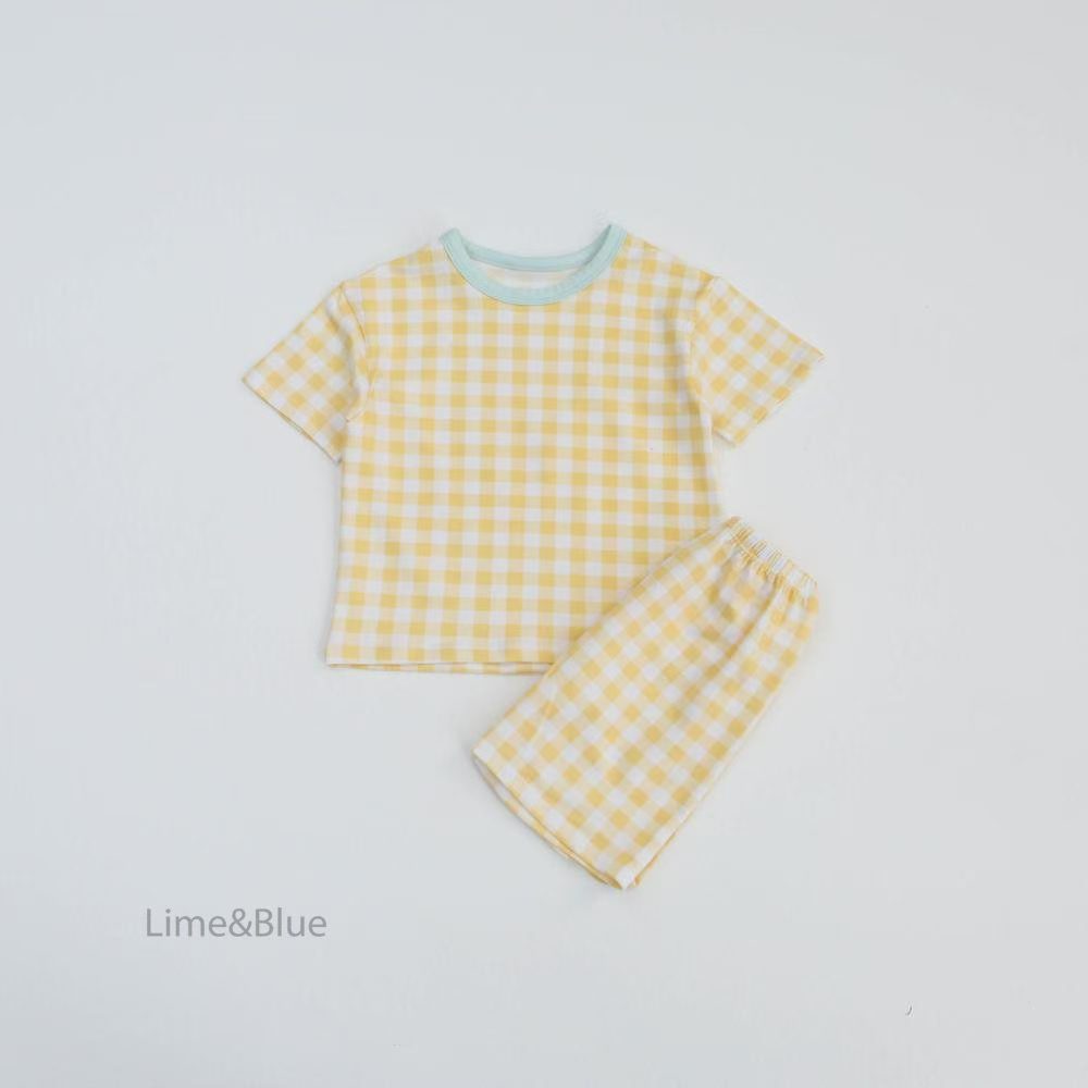 2026 Summer Lime&Blue - 格仔居家套裝 (8色)
