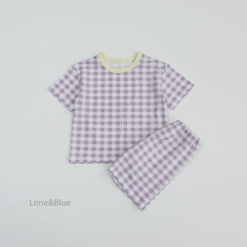 2026 Summer Lime&Blue - 格仔居家套裝 (8色)