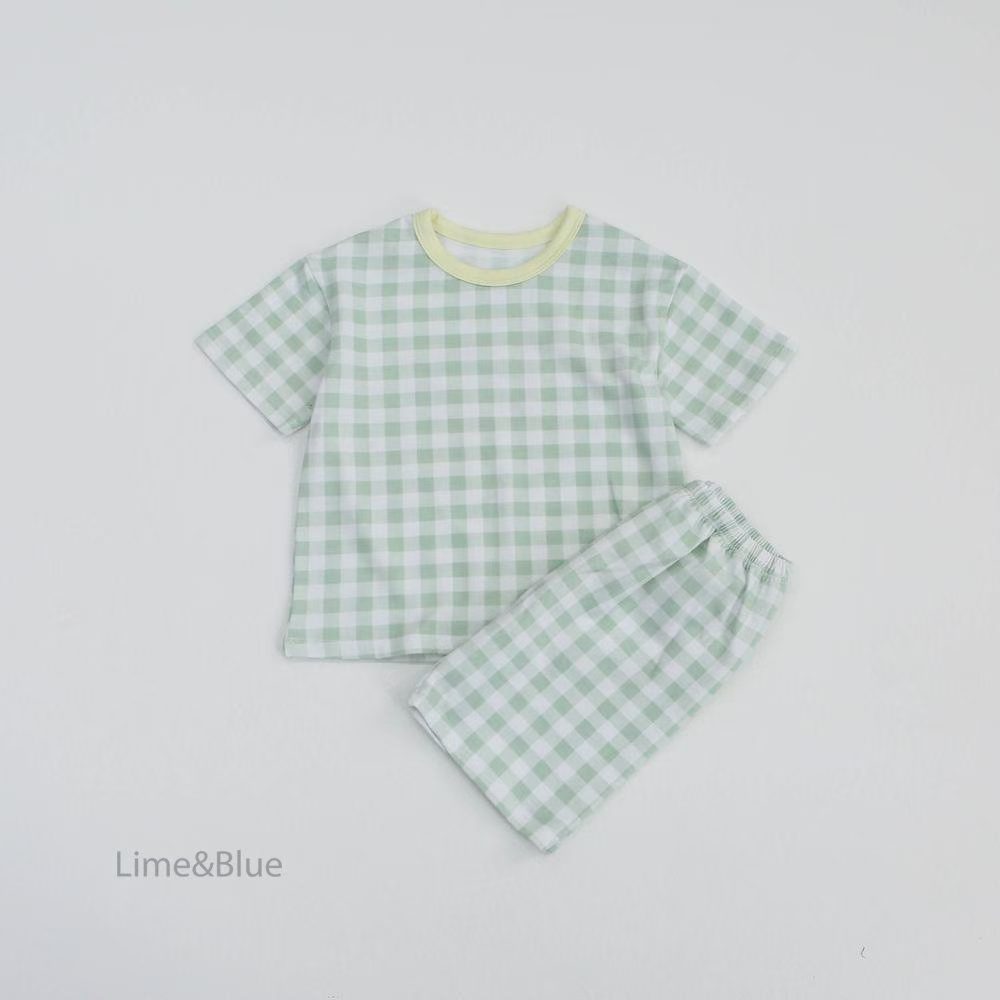 2026 Summer Lime&Blue - 格仔居家套裝 (8色)