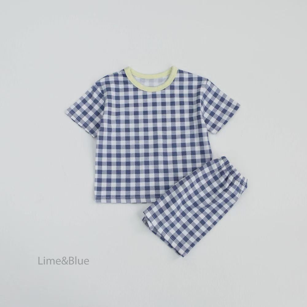 2026 Summer Lime&Blue - 格仔居家套裝 (8色)
