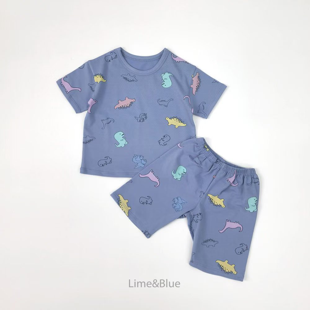 2026 Summer Lime&Blue - 恐龍居家套裝 (5色)