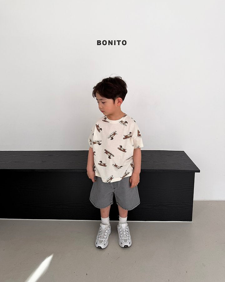 2026 Bonito Summer - surfing dog tee