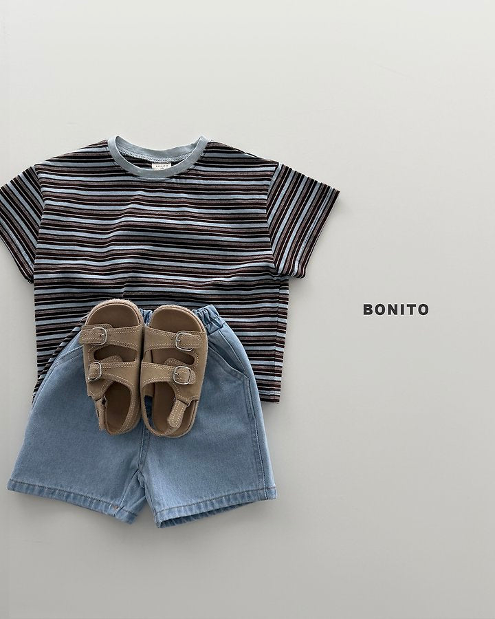 2026 Bonito Summer - uni stripe color tee