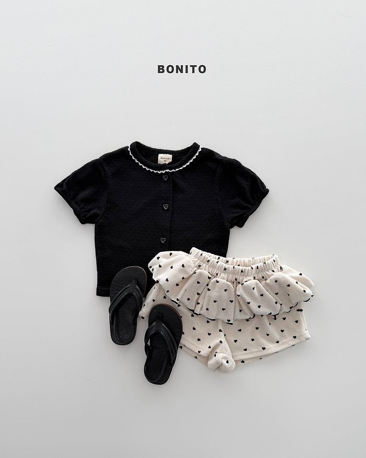 2026 Bonito Summer - mini heart frill shorts ♥
