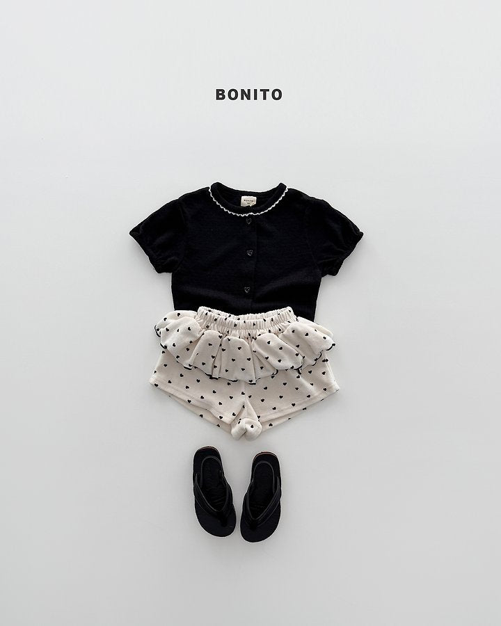 2026 Bonito Summer - mini heart frill shorts ♥