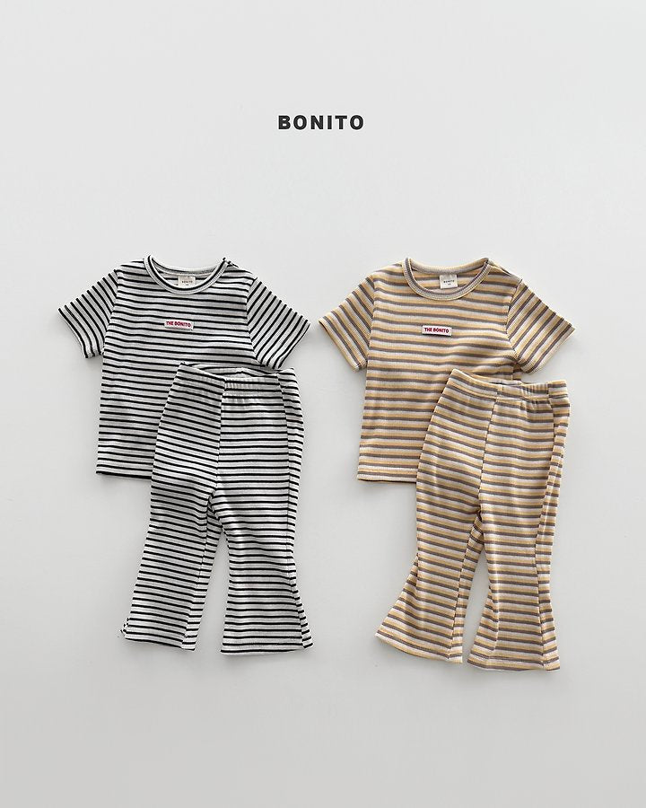 2026 Bonito Summer - slim stripe set 🖤