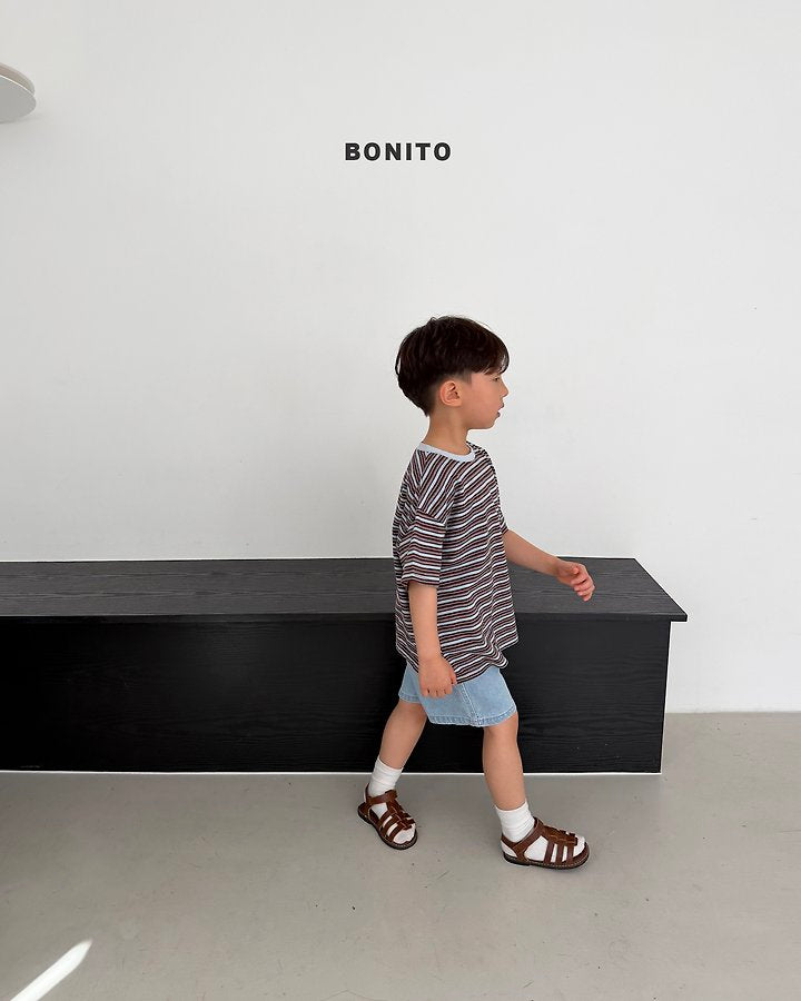 2026 Bonito Summer - uni stripe color tee
