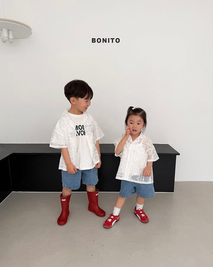 2026 Bonito Summer - see-through lace shirt 🤍