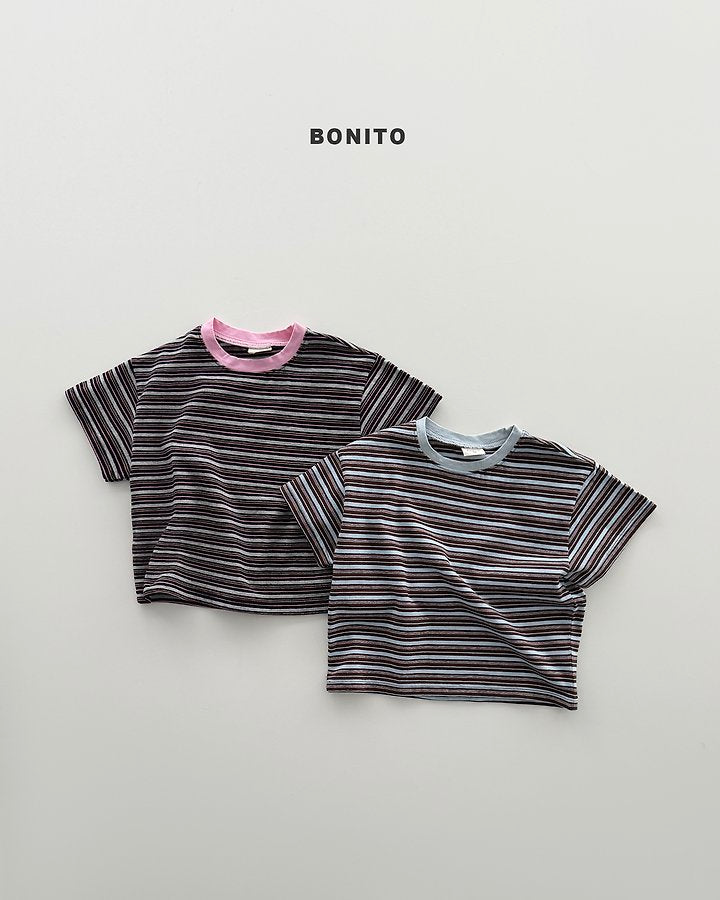 2026 Bonito Summer - uni stripe color tee