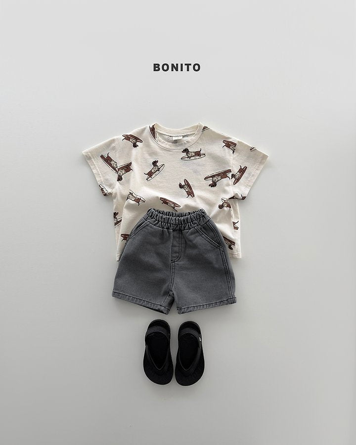 2026 Bonito Summer - surfing dog tee