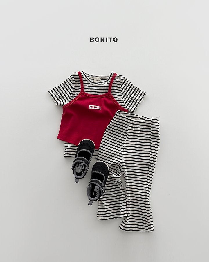 2026 Bonito Summer - slim stripe set 🖤