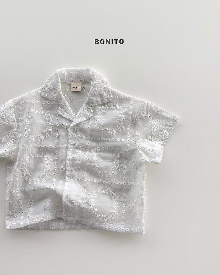 2026 Bonito Summer - see-through lace shirt 🤍