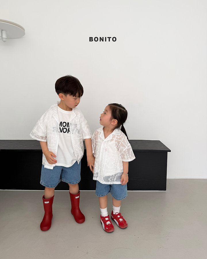 2026 Bonito Summer - see-through lace shirt 🤍