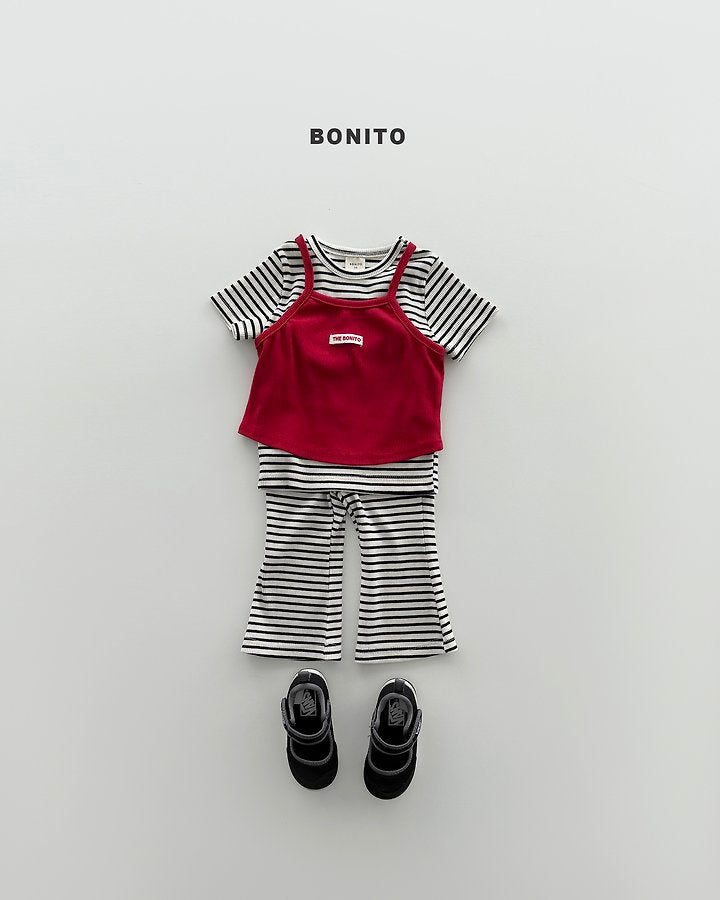 2026 Bonito Summer - slim stripe set 🖤