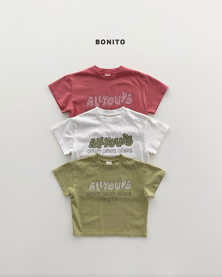 2026 Bonito Summer - all yours drawing tee
