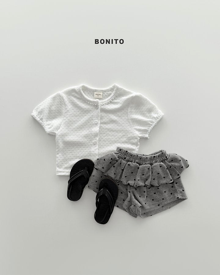2026 Bonito Summer - mini heart frill shorts ♥