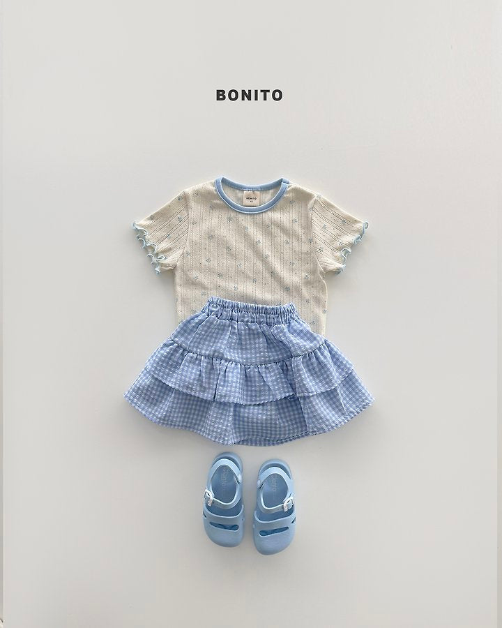 2026 Bonito Summer - bloom eyelet tee