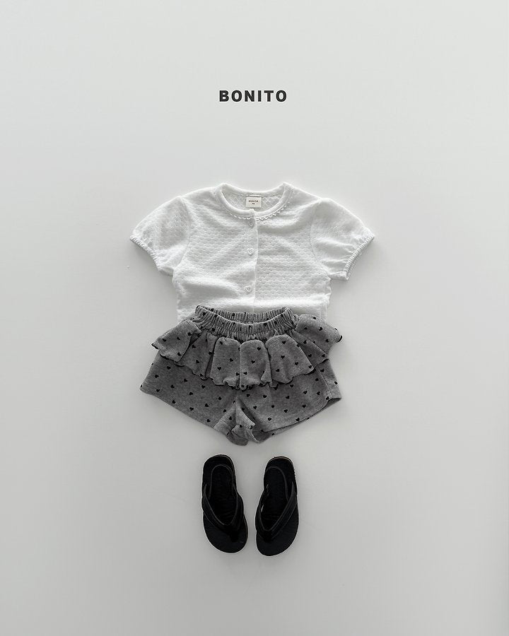 2026 Bonito Summer - mini heart frill shorts ♥