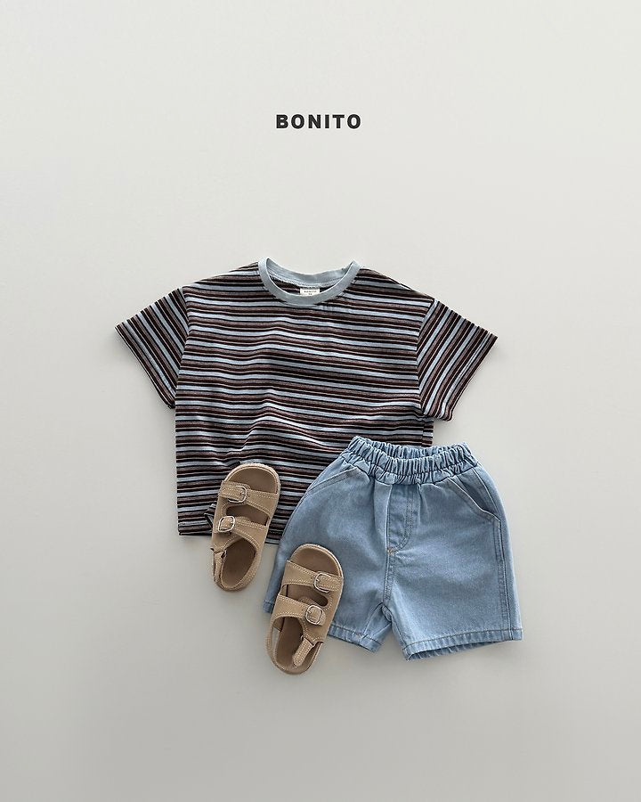 2026 Bonito Summer - uni stripe color tee
