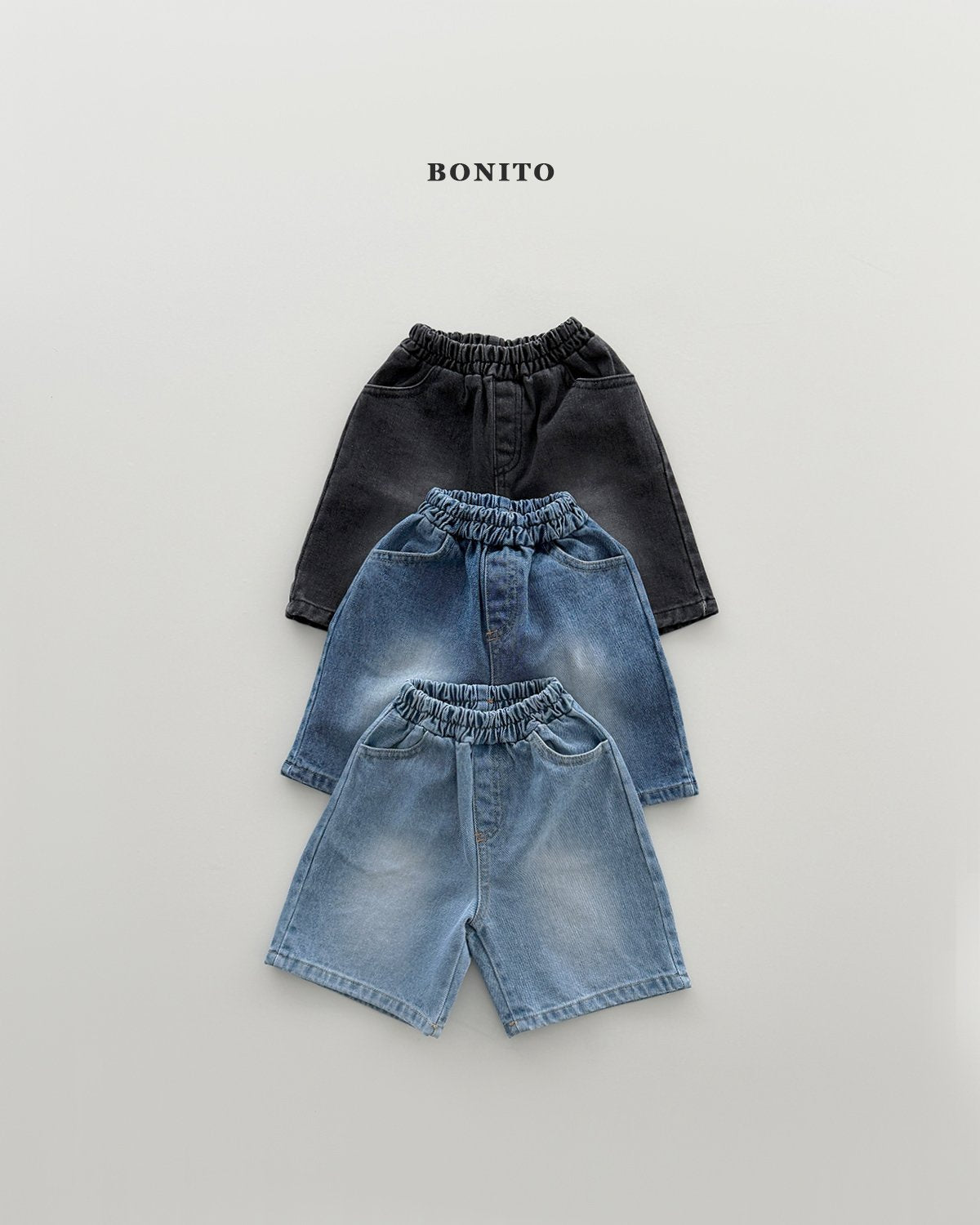 2026 Bonito Summer - Bermuda Brushed Denim Pants